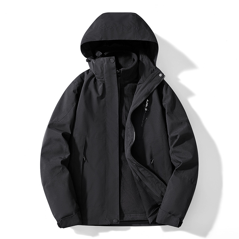 Outdoor Adventure Windbreaker - Wyjątkowe kurtki trekkingowe 3w1 na jesień