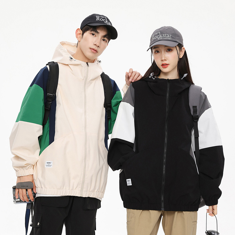 Outdoor Adventure Windbreaker - Męska kurtka wiatrówka 2026 jesień, wysokiej