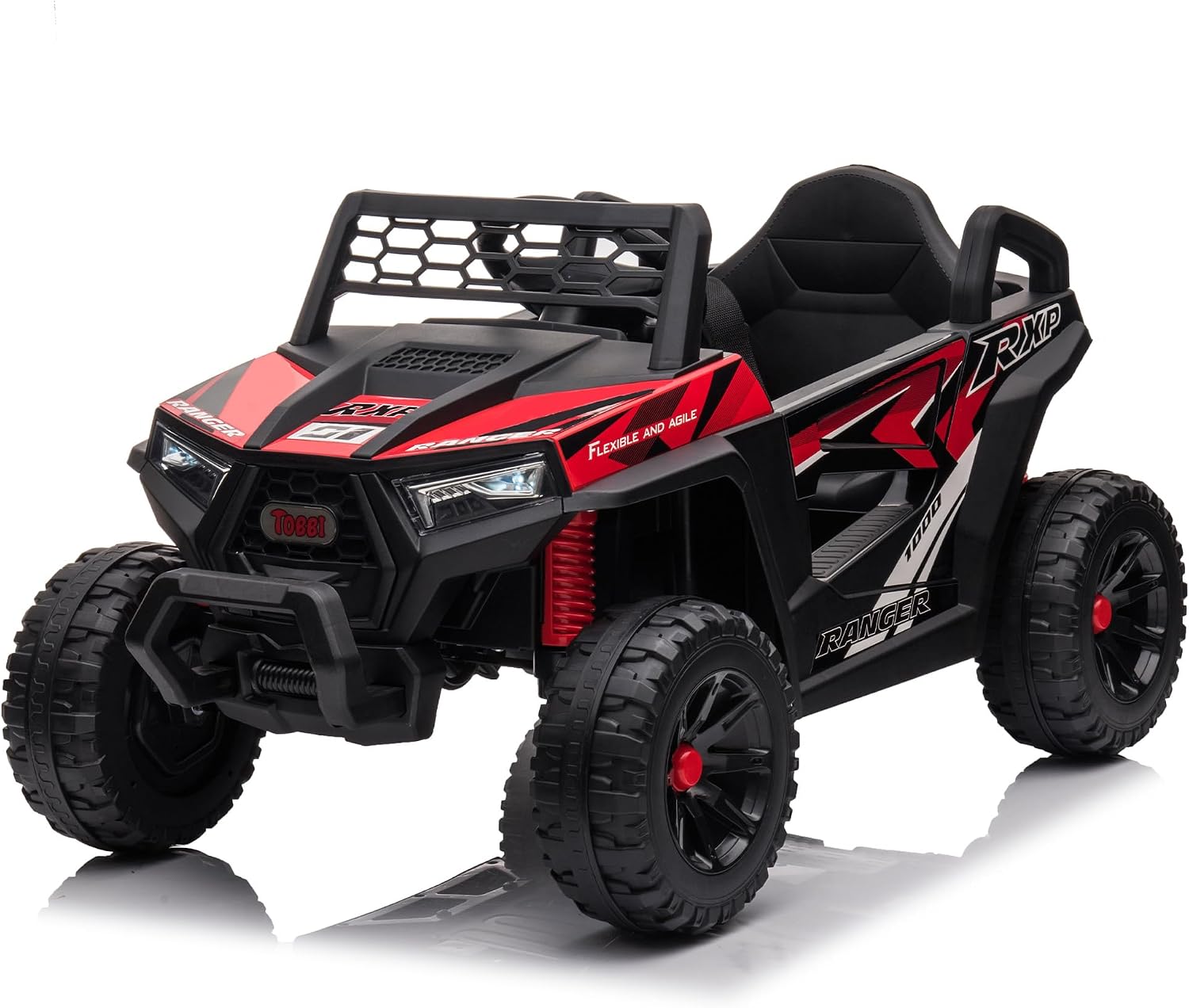 Outdoor Adventure Utv - Dziecięcy samochód elektryczny na baterie, 4-kołowy,